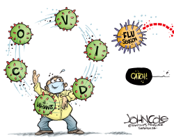 JUGGLING THE VIRUSES by John Cole