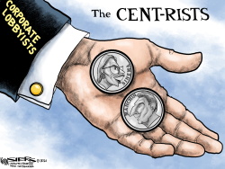 SMALL CHANGE CENTRISTS by Kevin Siers