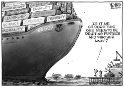 GOP's Broken Supply Chain by Christopher Weyant