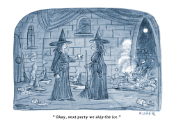 WITCHES DON'T LIKE WATER by Peter Kuper