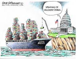 CONGRESS AND UNLOADED CARGO by Dave Granlund