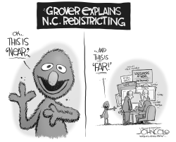 LOCAL NC - Grover explains redistricting by John Cole