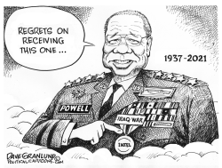 Gen Colin Powell 1937-2021 by Dave Granlund