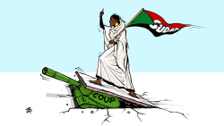 SUDAN’S COUP ATTEMPT  by Emad Hajjaj