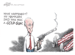 BIDEN AND SOCIALIST COLD GUN by Dick Wright