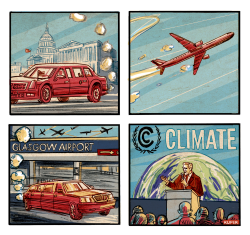 CLIMATE SUMMIT by Peter Kuper