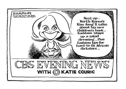 KATIE COURIC JOINS CBS EVENING NEWS by Jimmy Margulies
