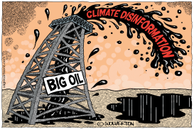 BIG OIL CLIMATE DISINFORMATION by Monte Wolverton