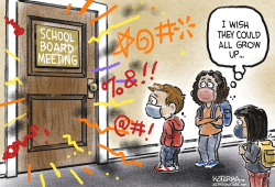 SCHOOL BOARD MEETINGS GONE AWRY  by Jeff Koterba