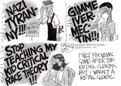 FIRST THEY CAME… by Pat Bagley
