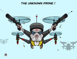 The unknown drone ! by Emad Hajjaj