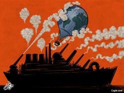 Climate War by Osama Hajjaj