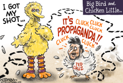 Ted Cruz vs. Big Bird by Jeff Koterba