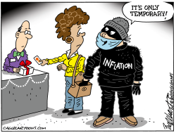 INFLATION GOES SHOPPING by Bob Englehart