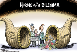 HORNS OF A DILEMMA by Joe Heller