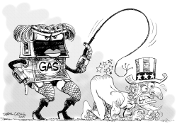 High Gas Prices Dominate USA - Repost by Daryl Cagle