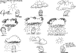 APRIL WEATHER by Pat Bagley
