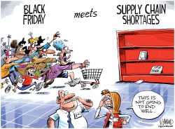 BLACK FRIDAY SUPPLY CHAIN by Dave Whamond