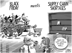 Black Friday Supply Chain by Dave Whamond