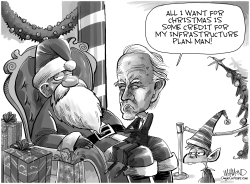 Biden's Christmas Wish by Dave Whamond