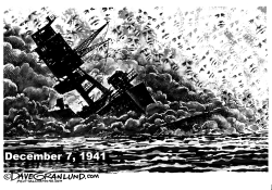 Pearl Harbor Anniversary Dec 7 by Dave Granlund