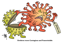 OMIKRON MORE CONTAGIOUS by Arend van Dam
