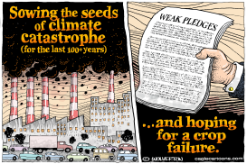 SOWING SEEDS OF CLIMATE CATASTROPHE by Monte Wolverton