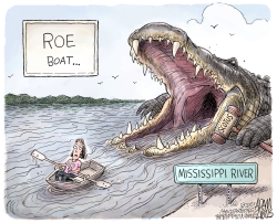 OVERTURNING ROE by Adam Zyglis