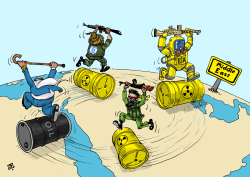 NUCLEAR MANOEUVRES ! by Emad Hajjaj