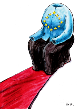 Angela Merkel by Christo Komarnitski