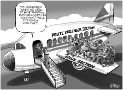 There's a place for rowdy airline passengers by Dave Whamond