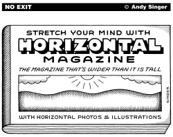 HORIZONTAL MAGAZINE by Andy Singer