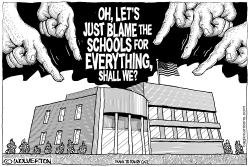 Blaming the Schools by Monte Wolverton