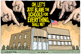 BLAMING THE SCHOOLS by Monte Wolverton