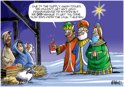 MODERN DAY WISE MEN GIFTS  by Dave Whamond