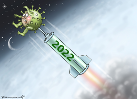 Blasting Into 2022 by Marian Kamensky