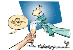 A toast to 2022 by David Fitzsimmons