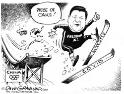 China Olympics 2022 problems by Dave Granlund