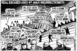 January 6 Excuses by Monte Wolverton