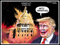 TRUMP INSURRECTION ANNIVERSARY by J.D. Crowe