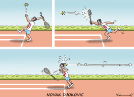Novak Djokovic by Marian Kamensky