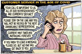 COVID CUSTOMER SERVICE by Monte Wolverton