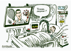 DJOKOVIC AND COVID  by Jimmy Margulies