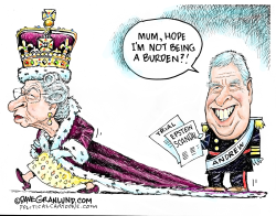 PRINCE ANDREW FACES TRIAL by Dave Granlund