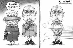 Prince Andrew Pants Down by Ed Wexler