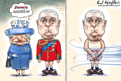 PRINCE ANDREW PANTS DOWN by Ed Wexler