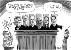 SCOTUS hypocrisy by Dave Whamond