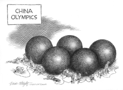 China Olympics by Dick Wright