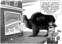 Biden and the Ukraine by Dave Whamond