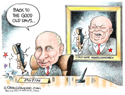 Putin back to Cold War by Dave Granlund